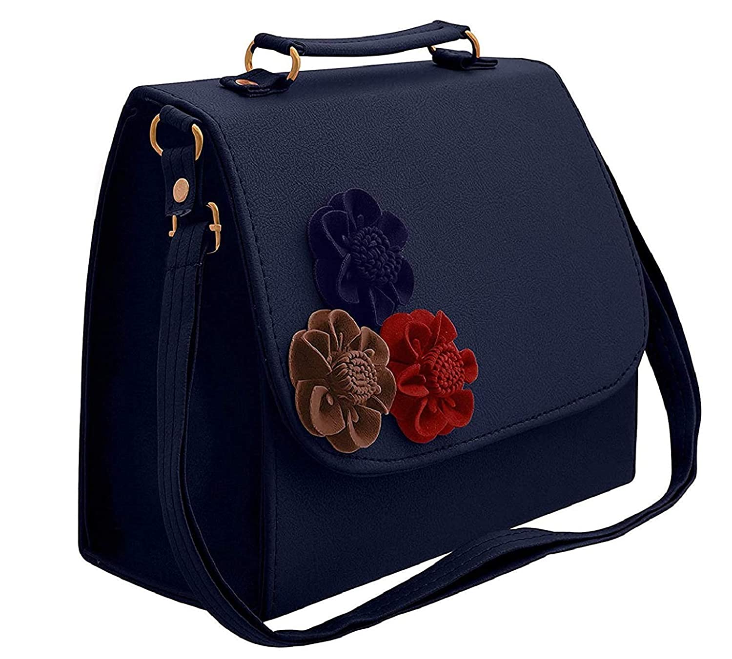 Casual Blue Sling Bag For Woman